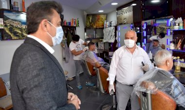 Dikili’de Berber ve Kuaförlere Yüz Siperliği