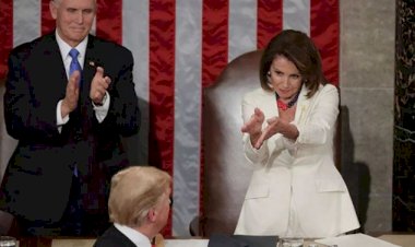 Trump ile Pelosi arasında “akıl hastası” ve “şişko” polemiği, Trump’ın konuşma metnini yırtmıştı