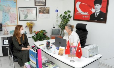Başkan Çalkaya’dan hem ziyaret hem hizmet
