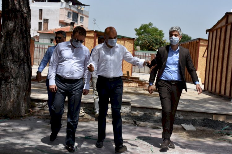 Başkan Aksoy, İzmir Milletvekili Mahir Polat’ı ağırladı