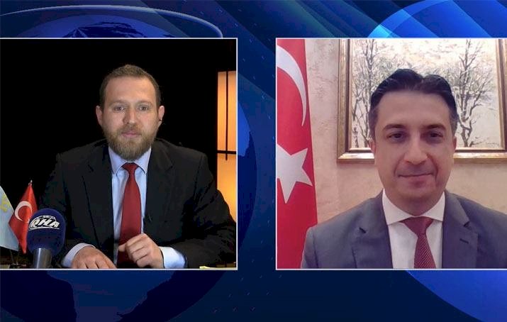 BÜYÜKELÇİ GÜLDERE, KIRIM SAATİ'NİN KONUĞU OLDU