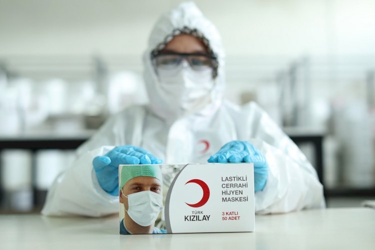 Kızılay Maske Üretimine Yıllar Sonra Yeniden Başladı