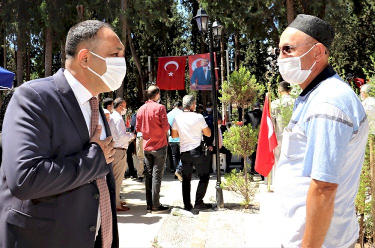 BAŞKAN YILMAZ, ŞEHİTLİĞİ ZİYARET ETTİ