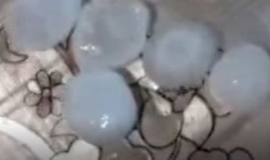 Ukrayna'ya haziran ayında yumurta büyüklüğünde dolu yağdı