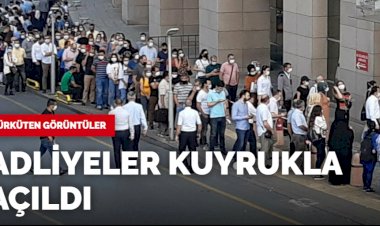 Adliyelerde ürküten kuyruk