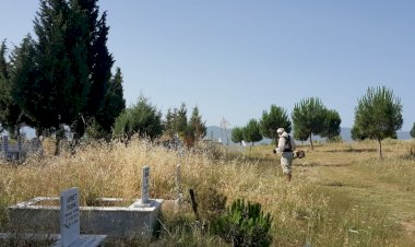 İl Genelindeki Mezarlıklarda Hummalı Çalışma
