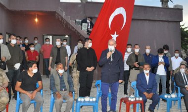 İçişleri Bakanı Soylu'dan şehit işçilerin ailelerine taziye ziyareti