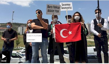Ankara girişinde durdurulan baro başkanlarının bekleyişi sürüyor.