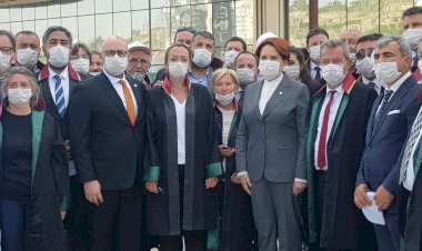 Meral Akşener ve Mansur Yavaş'tan baro başkanlarına destek ziyareti