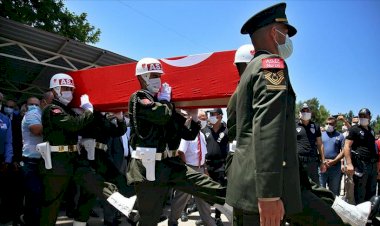 Şehit Piyade Uzman Onbaşı Ertuğrul Köse son yolculuğuna uğurlandı