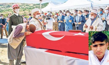 Şehit Onbaşı ağıtlarla uğurlandı
