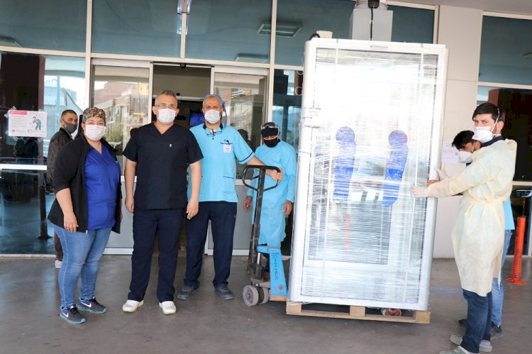Sağlık çalışanları için tüm imkanlar seferber edildi