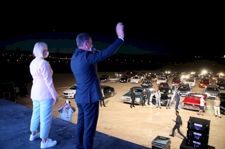 Gölbaşı'nda, Dolunayın Gölgesinde Sinema Keyfi Yaşandı...
