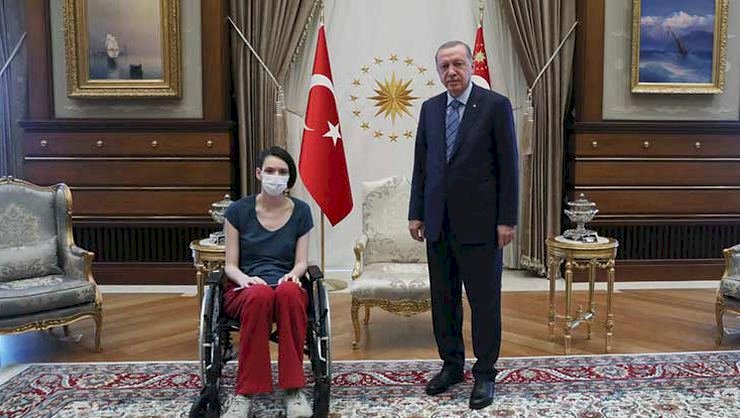Meltem Çetin’den Cumhurbaşkanı’na ziyaret