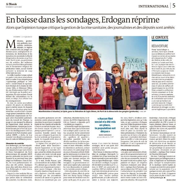 Le Monde'de flaş ifadeler: "İmamoğlu ve Mansur Yavaş, Erdoğan'ın büyük öfkesi oldu"