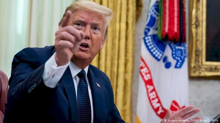 Trump göstericileri tehdit etti