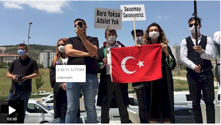 Ankara girişinde durdurulan baro başkanlarının bekleyişi sürüyor.