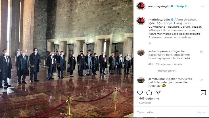 Metin Feyzioğlu'nun paylaştığı fotoğraf istifa getirdi