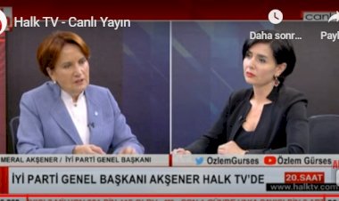 Meral Akşener canlı yayında konuşuyor