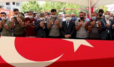 Şehit Astsubay Ethem Demirci, son yolculuğuna uğurlandı