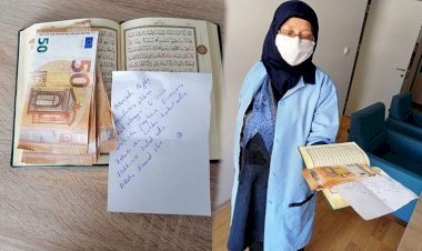 Karantina için odalarında kaldığı öğrencilere 400 Avro bırakmış