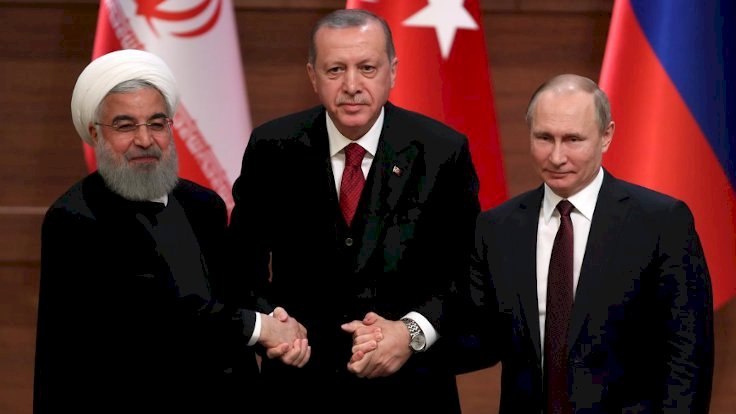 Erdoğan, Putin ve Ruhani arasındaki üçlü zirvede Suriye konuşuldu