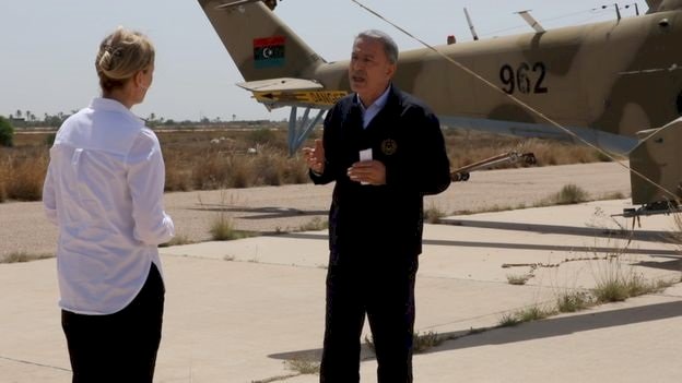 Hulusi Akar Libya'da BBC'ye konuştu