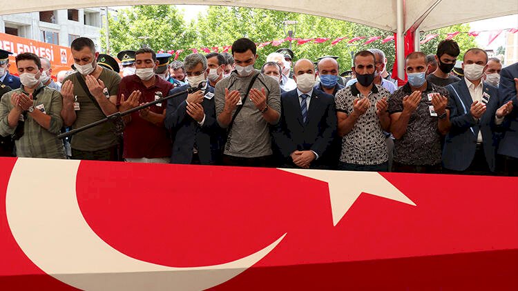 Şehit Astsubay Ethem Demirci, son yolculuğuna uğurlandı