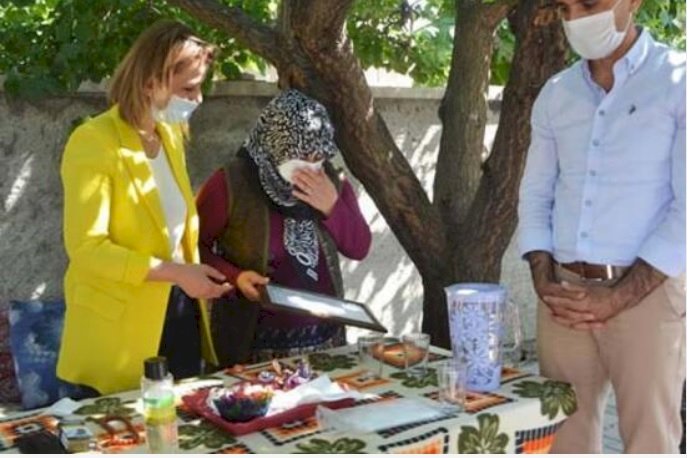 Şehit ailesini duygulandıran emanet