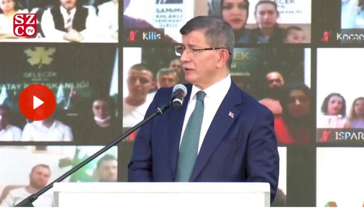 Davutoğlu: Yolsuzluk sistemin her tarafını bir ağ gibi sarmış durumda