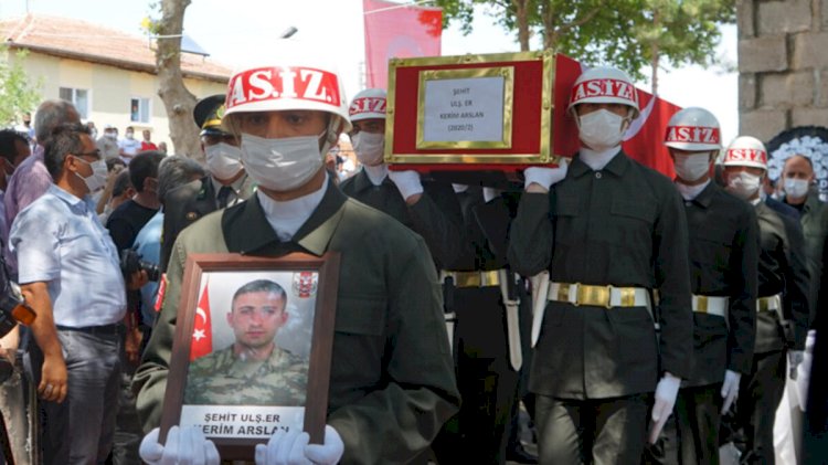 Kırıkkaleli şehit Kerim Arslan son yolculuğuna uğurlandı