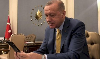 Cumhurbaşkanı Erdoğan, liderlerle bayramlaştı
