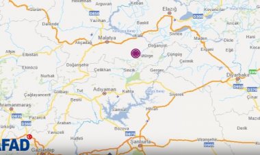 Malatya’da 5.7 büyüklüğünde deprem meydana geldi