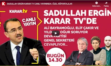 Sadullah Ergin: HSYK düzenlemesinin AYM müdahalesi ile değişmesi FETÖ'nün işine yaradı