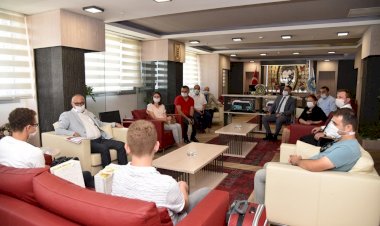 Başkan Ergün, LGS Şampiyonlarını Ağırladı