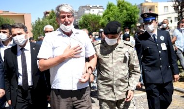 Siverek'te şehit polis memuru için tören düzenlendi