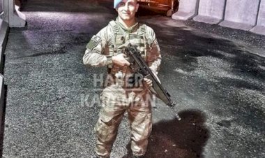 Şehit askerimizin şehadet yürüyüşü