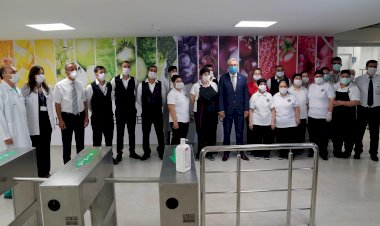 Yeni normale uygun olarak hizmete girdi