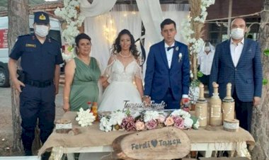 Kaymakam Demirkale, şehit oğlunu mutlu gününde yalnız bırakmadı