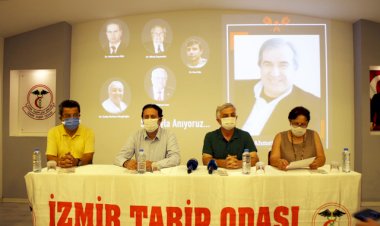İzmir Tabip Odası özlük hakları, çalışma koşulları ve ücretler konusunda basın toplantısı yaptı