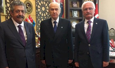 Ankara 2 No'lu Baronun Kurucular Kurulu Üyesinden Bahçeli'ye ziyaret: Talimatlarını aldık