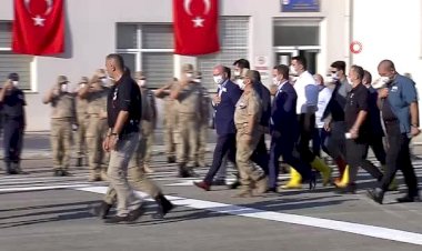 Selde şehit düşen Uzman Çavuş Onur Kıran için tören düzenlendi