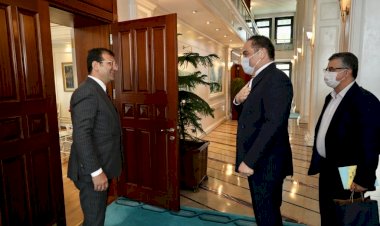 İMAMOĞLU, İRAN BAŞKONSOLUSU FAR’I AĞIRLADI