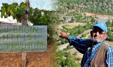 Üzüm bağını hayrata dönüştürdü, yoğun ilgi görüyor