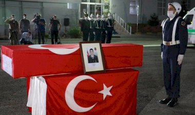 Giresun'daki selde şehit olan Uzman Çavuş Variyenli'nin cenazesi memleketine gönderildi