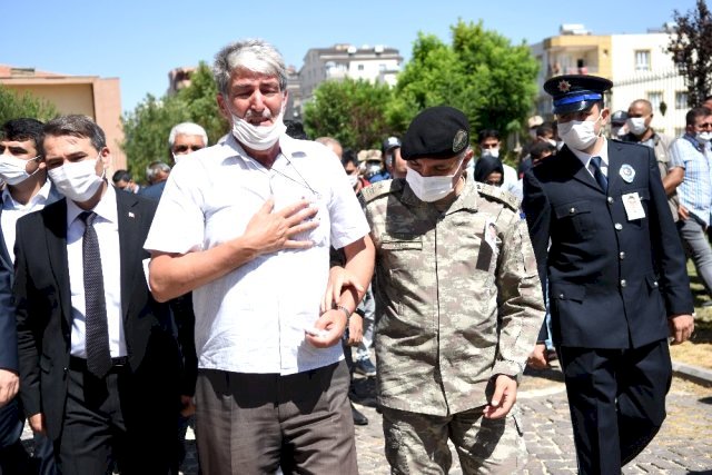 Siverek'te şehit polis memuru için tören düzenlendi