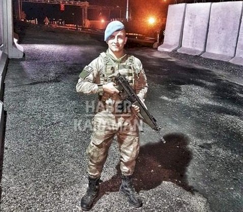 Şehit askerimizin şehadet yürüyüşü