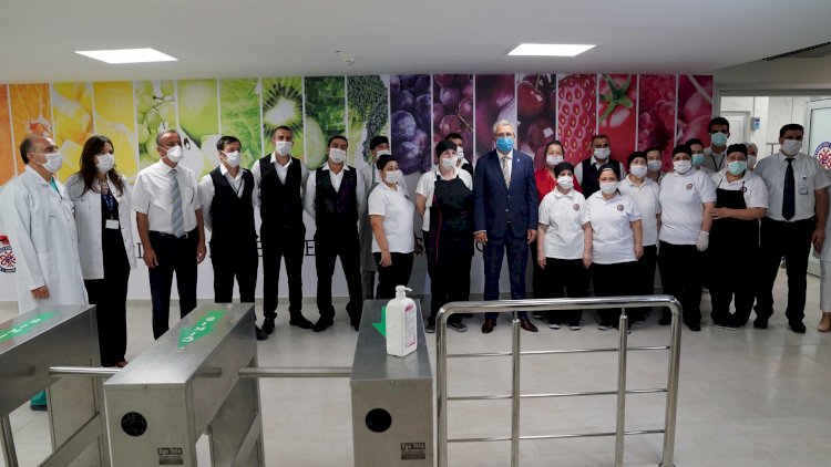 Yeni normale uygun olarak hizmete girdi