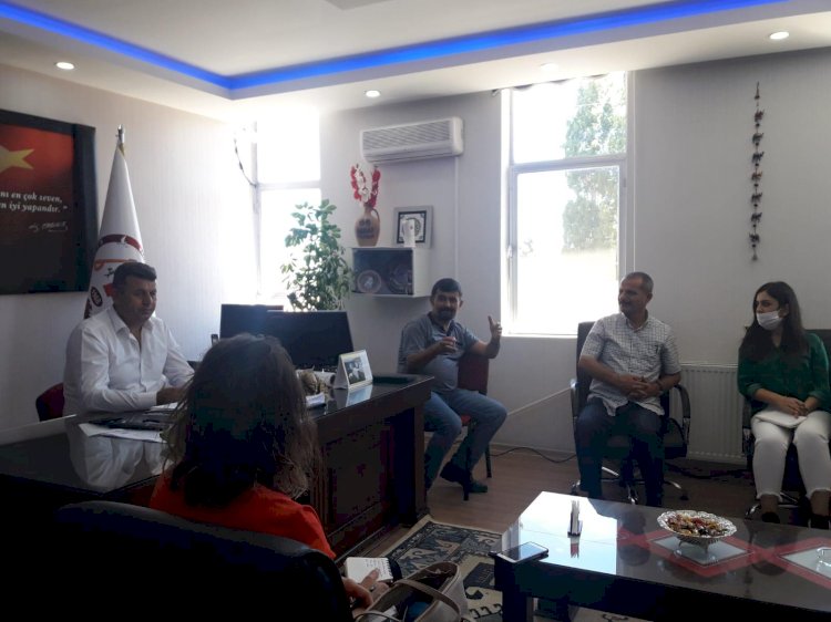 450 kilometre uzaktaki Bahadın’a Mezitli’den teknik destek