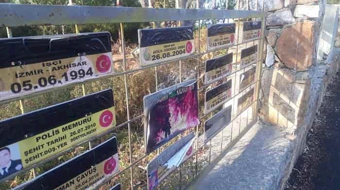 Büyükada, Kurşunburnu “ŞEHİT ORMANI” bakımsız hali yürekleri sızlattı